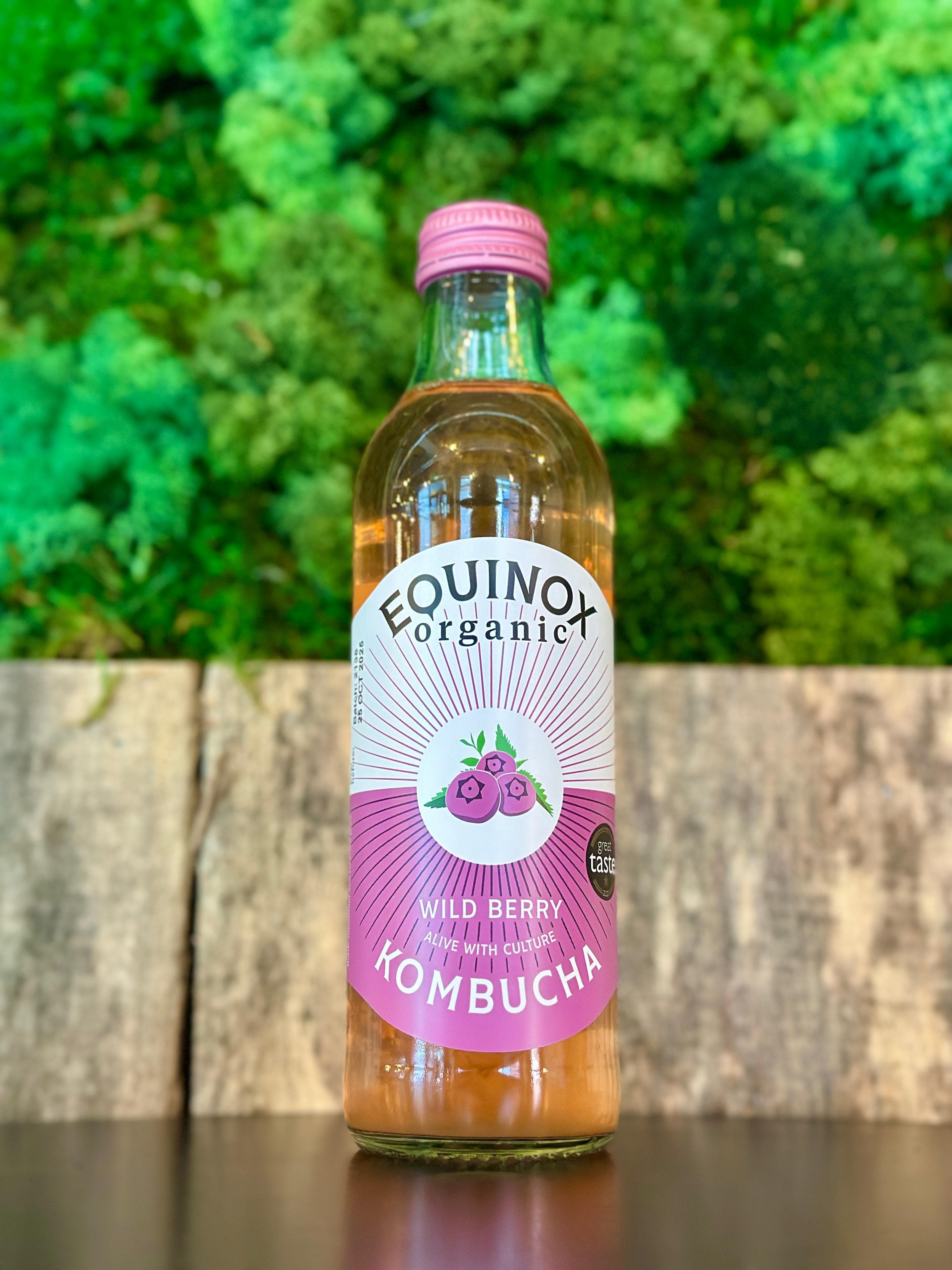 organic kombucha - wild berry